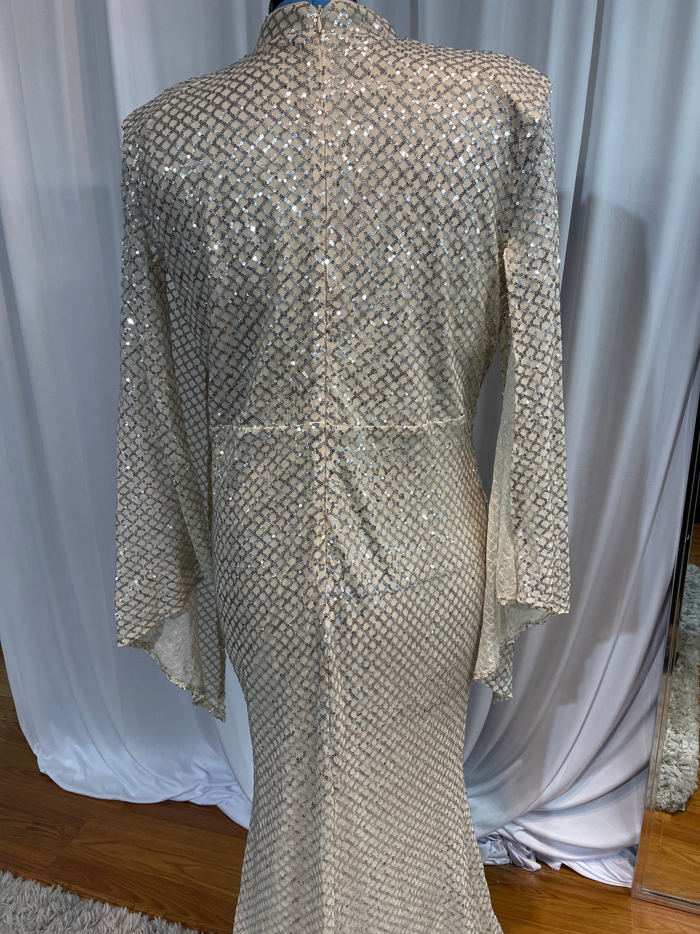 The Silver Sequin Dress