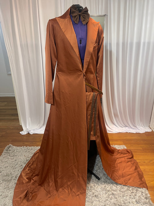Copper Suit With Train