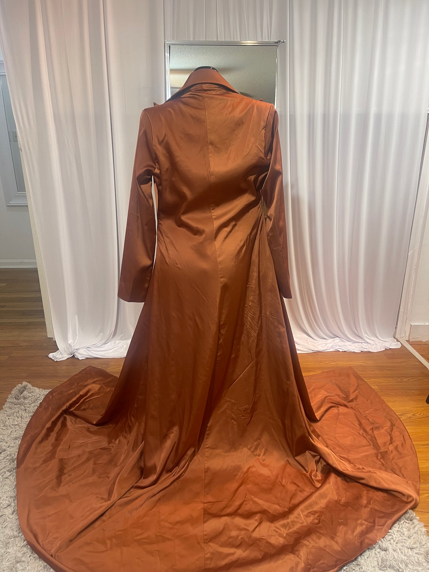 Copper Suit With Train