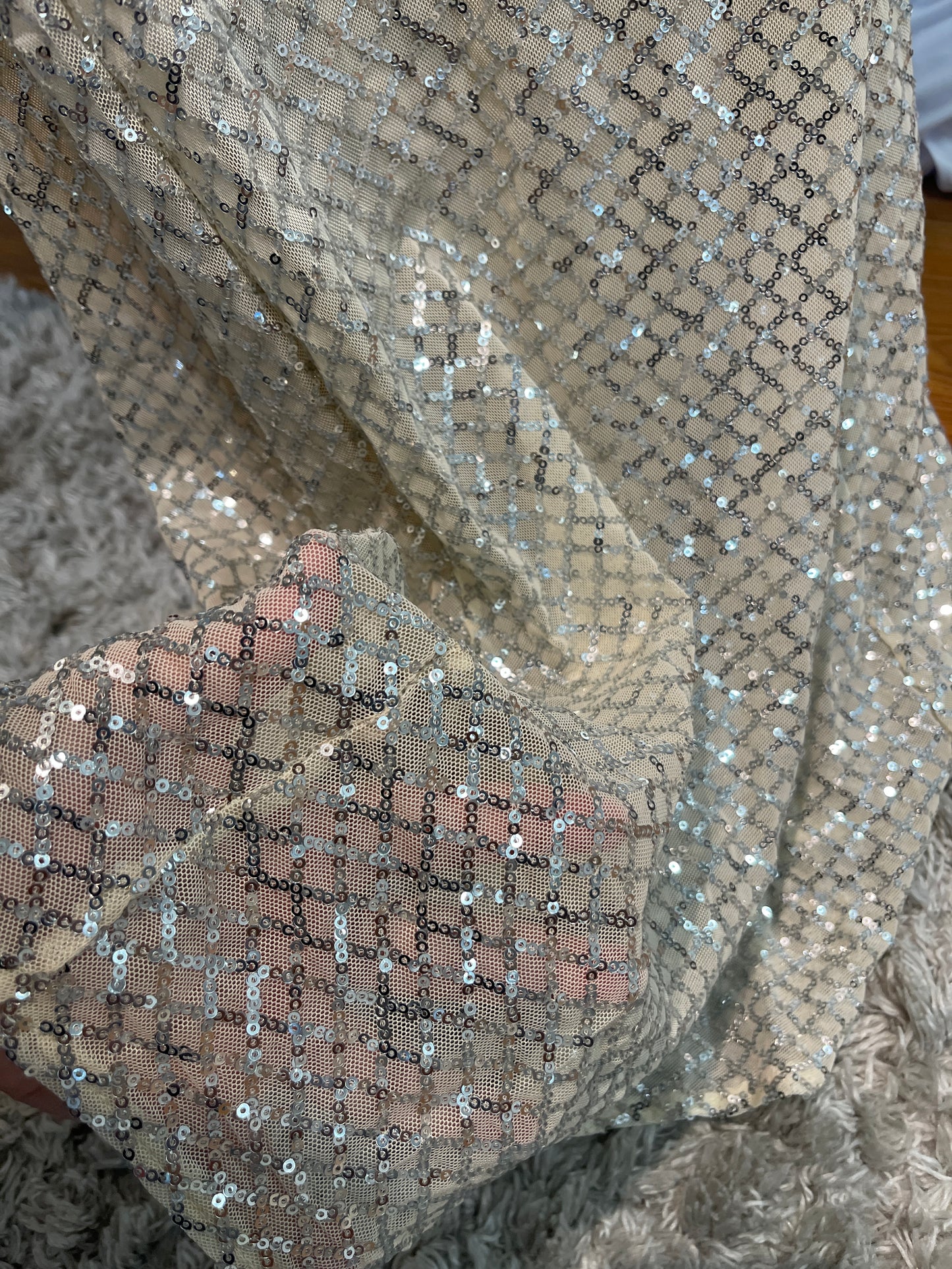 The Silver Sequin Dress