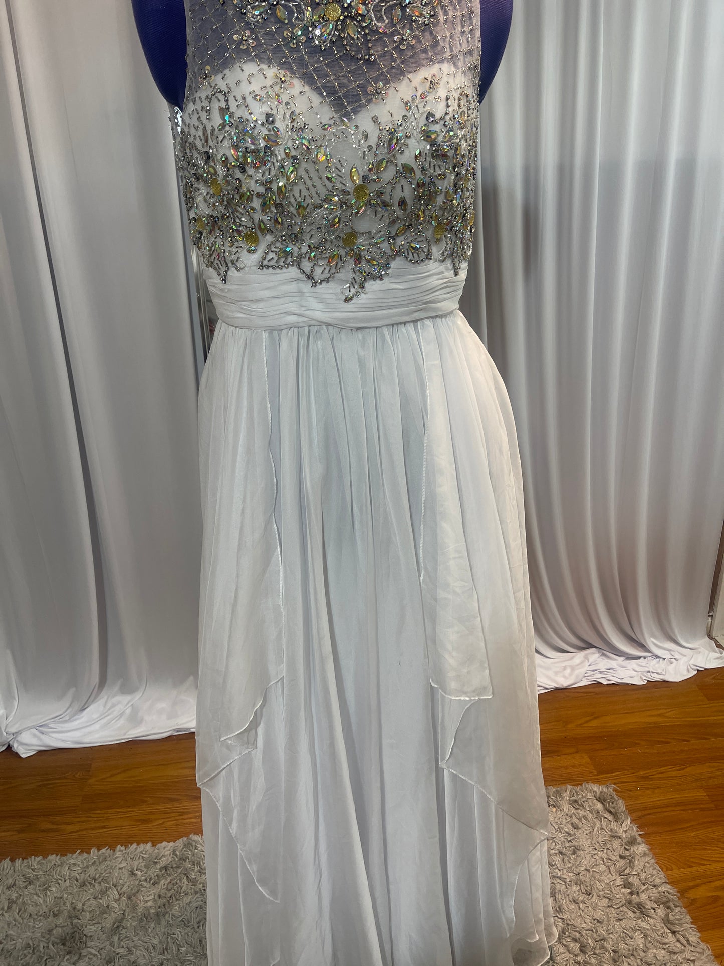 White Beaded Dress