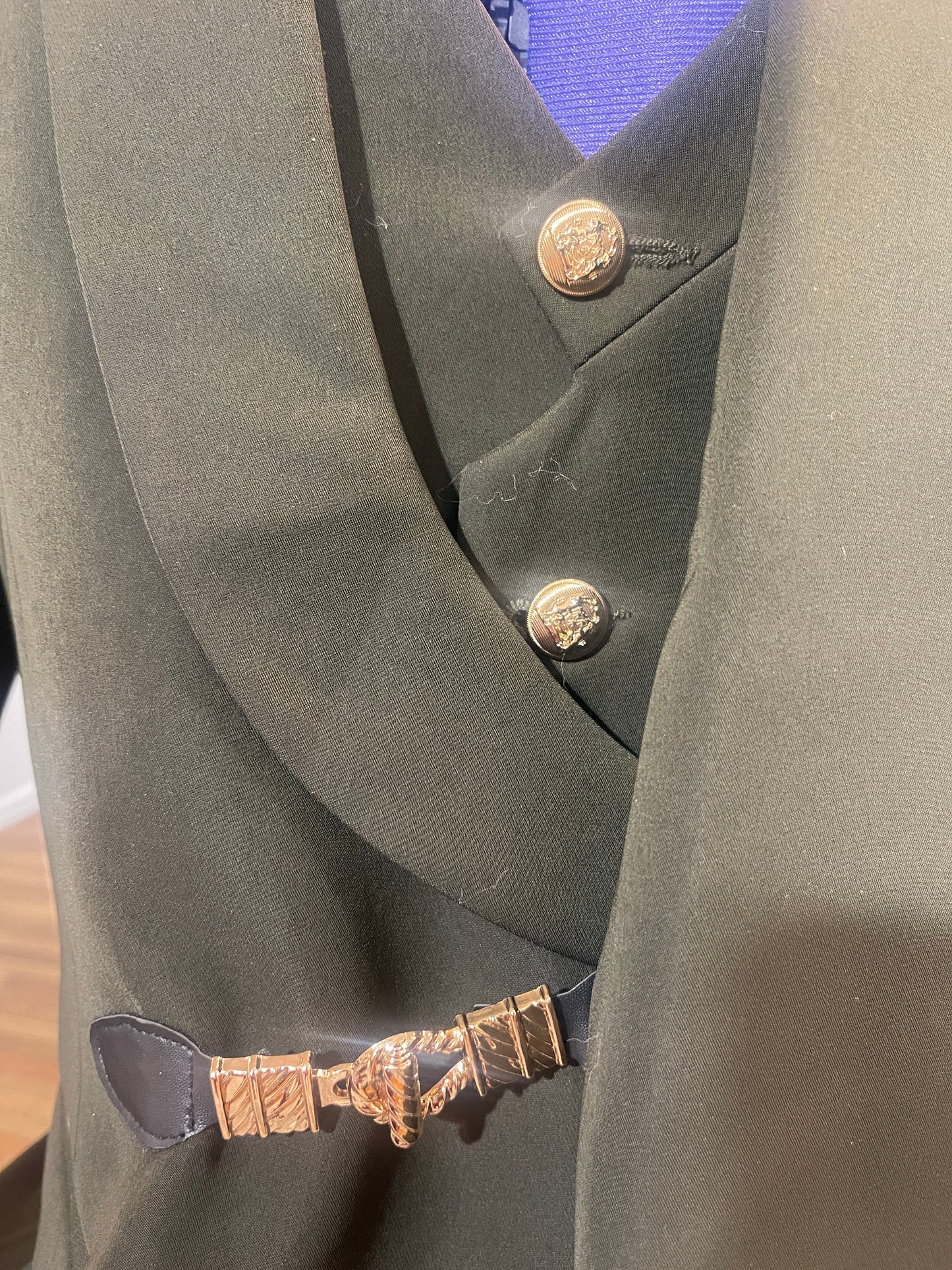 Green Suit With Embellishments