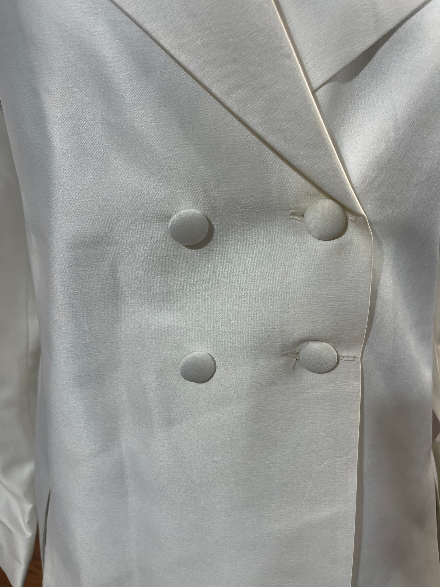 (Women) White & Black Skirt Suit